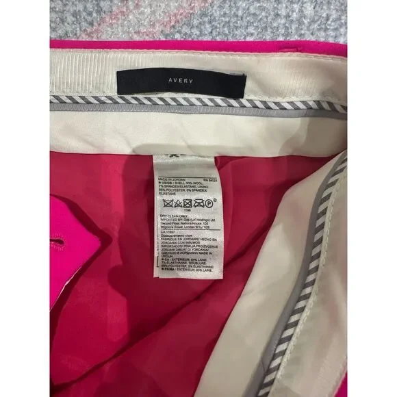 Banana Republic "Avery" Pink Straight Leg Ankle Dress Pants - Picture 4 of 4